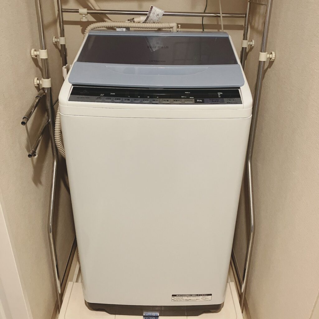 下取りした洗濯機