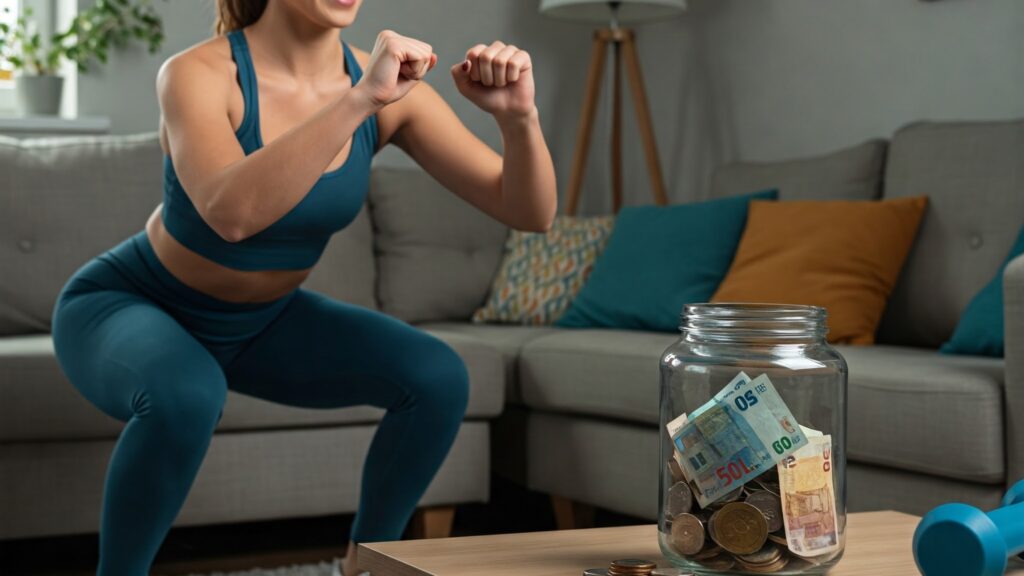 自宅筋トレでお金が溜まっている人